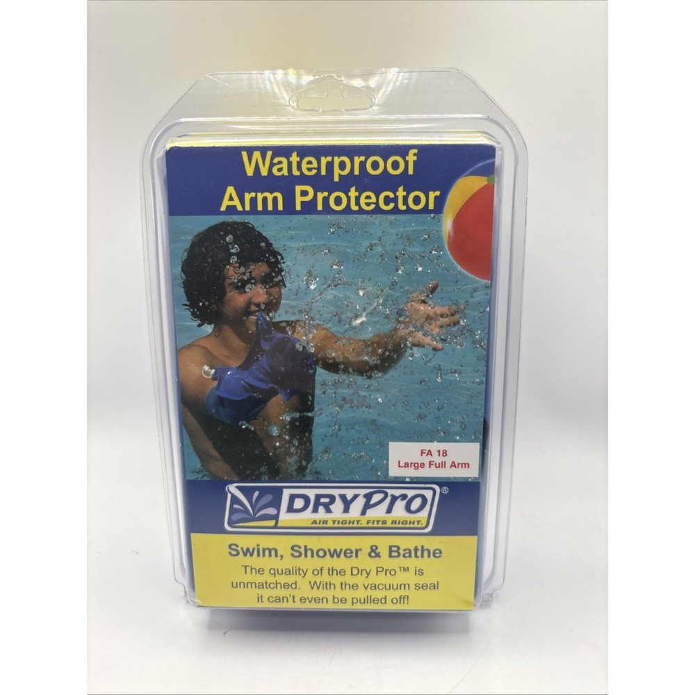DryPro Waterproof Cast Cover * Swim - Shower - Bath * Size FA18 Large Full Arm